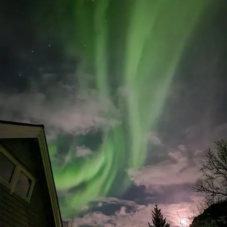 Discover The Ultimate Aurora Escape With A Cozy Outdoor Sauna And Hot Tub