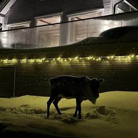 度假居 Discover The Ultimate Aurora Escape With A Cozy Outdoor Sauna And Hot Tub *