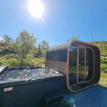 度假居 Discover The Ultimate Aurora Escape With A Cozy Outdoor Sauna And Hot Tub *