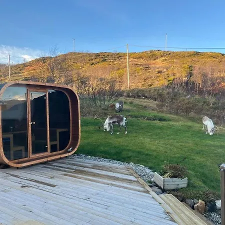 度假居 Discover The Ultimate Aurora Escape With A Cozy Outdoor Sauna And Hot Tub *