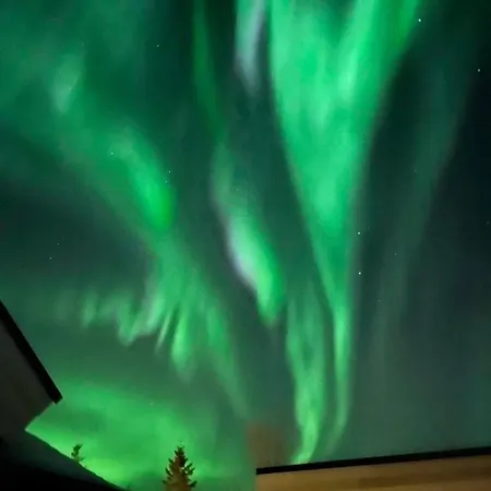 度假居 Discover The Ultimate Aurora Escape With A Cozy Outdoor Sauna And Hot Tub